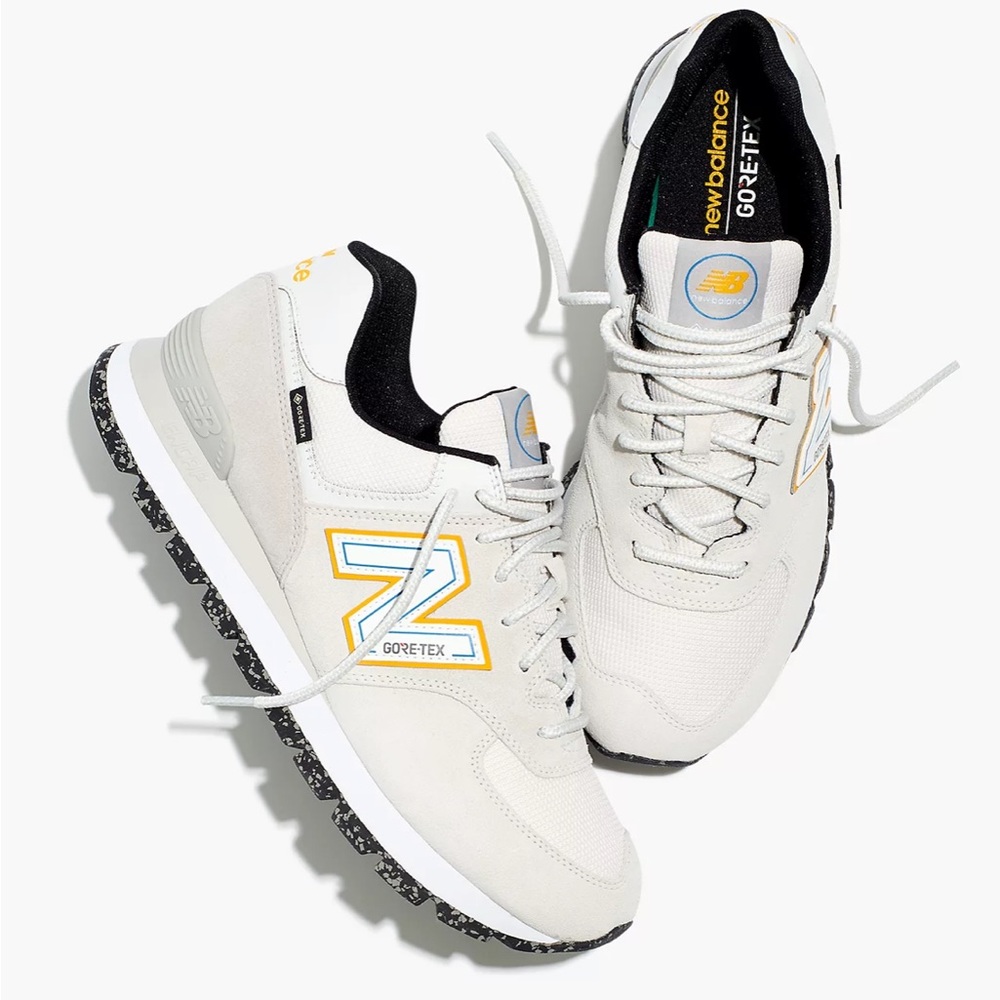 New Balance gore-tex suede 574 sneakers in neutral